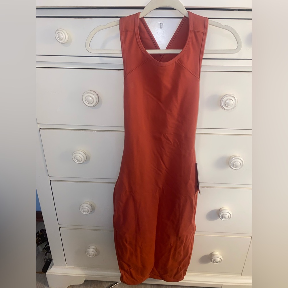Lululemon Picnic Play Dress. Size 6. NWT. Burnt orange.
